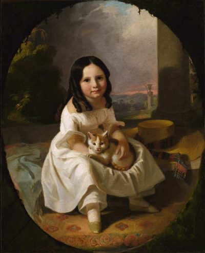 John F. Francis | Mary Elizabeth Francis, die Tochter des Künstlers, ca. 1840 | Smithsonian American Art Museum
