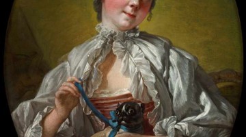 François Boucher | A Young Lady Holding a Pug Dog, ca. 1745 | Art Gallery of New South Wales – Sydney
