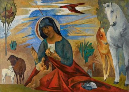 Heinrich Nauen | Madonna mit den Tieren, ca. 1931