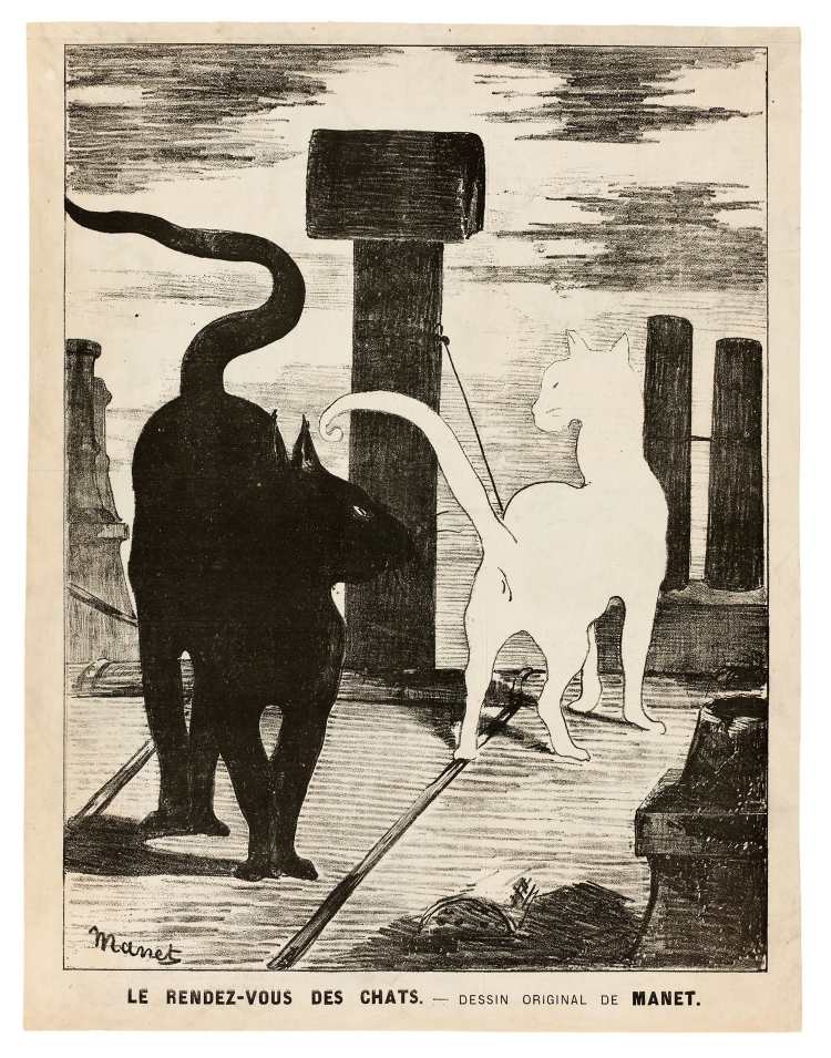 Édouard Manet | The Cats' Rendezvous, 1868 