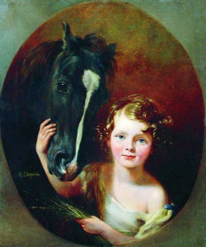Nikolai Jegorowitsch Swertschkow | Boy with a Horse