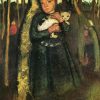 Paula Modersohn-Becker | Mädchen mit Katze im Birkenwald, 1904 | Sammlung Ludwig Roselius