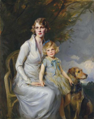 Philip Alexius de László | Mrs. Paul Bridgeman and her Daughter, Jeannine, 1931