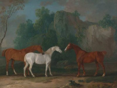 Savrey Gilpin | Three Hunters in a Rocky Landscape, 1775