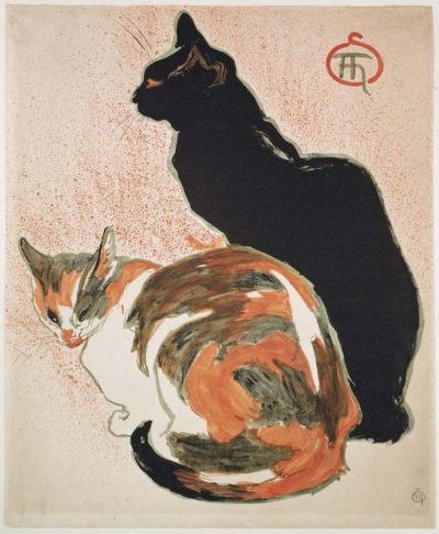 Theophile-Alexandre Steinlen | Two Cats, 1894