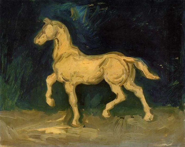 Vincent van Gogh | Plaster Statuette of a Horse, 1885 | Van Gogh Museum, Amsterdam