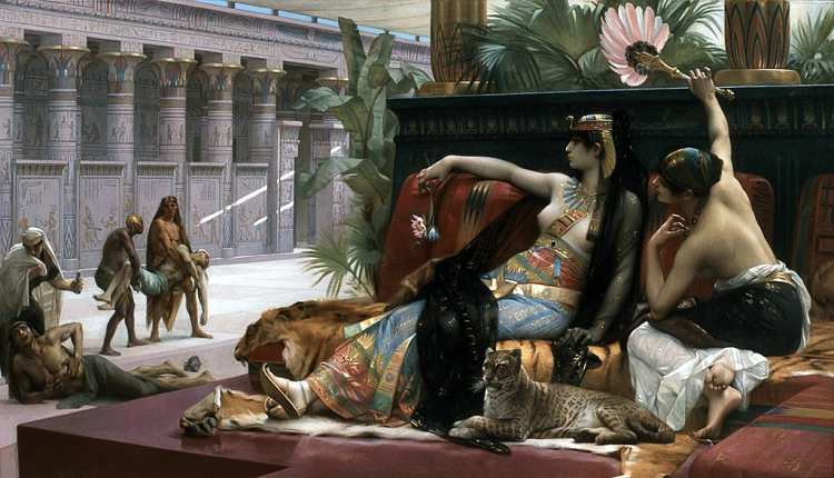 Alexandre Cabanel | Cleopatra Testing Poisons on Condemned Prisoners, 1887 | Königliches Museum der Schönen Künste, Antwerpen