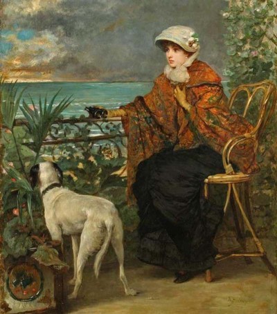Alfred Stevens | Lady with a Dog