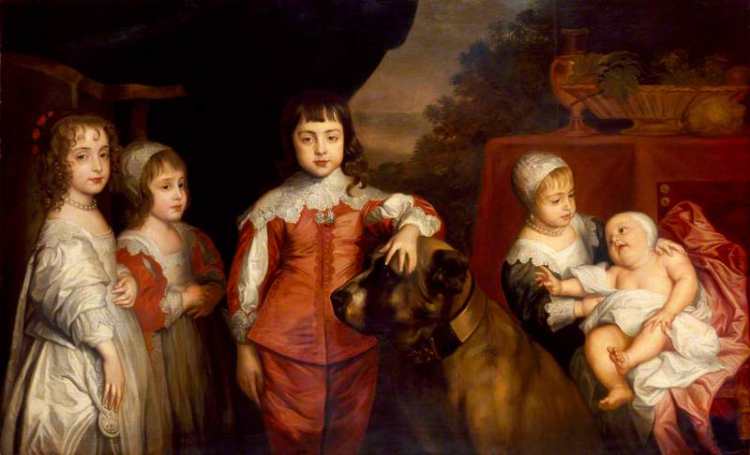 Anthony van Dyck (after) | Five Children of King Charles I (copy after an original of 1637) 
