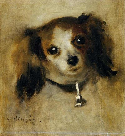 Pierre-Auguste Renoir | Head of a Dog, 1870 | National Gallery of Art, Washington