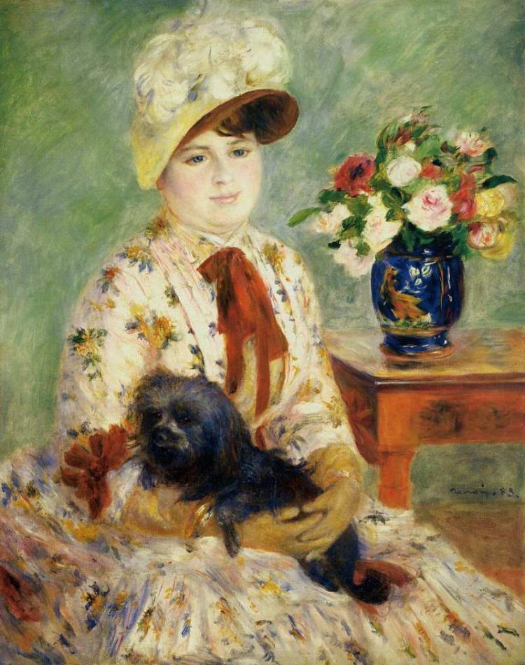 Pierre-Auguste Renoir | Mlle Charlotte Berthier, 1883 | National Gallery of Art, Washington