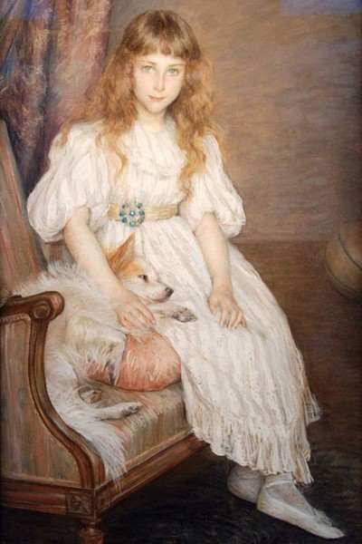 Marie Louise Catherine Breslau | Portrait der Mademoiselle Adeline Pozanska als Kind, 1891 | Musée d’Orsay, Paris