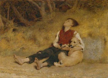 Briton Rivière | His only Friend, 1871 | Photo credit: Manchester Art Gallery