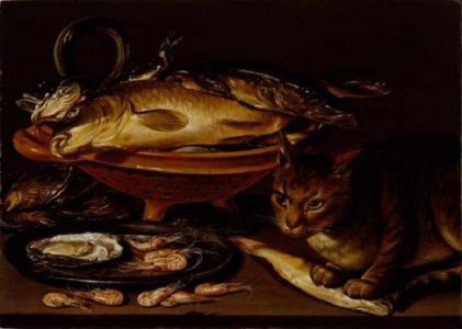 Clara Peeters | Still Life with Cat and Fish