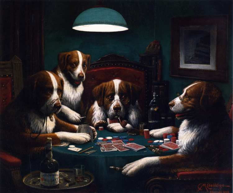 Marcellus Coolidge - Poker Game (1894