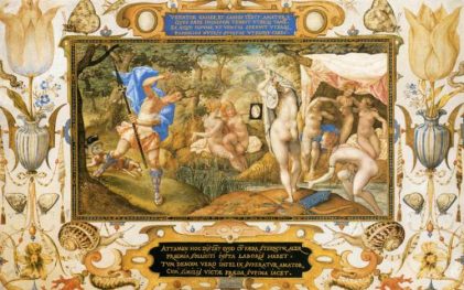 Joris Hoefnagel und Jacob Hoefnagel | Diana and Actaeon, 1597