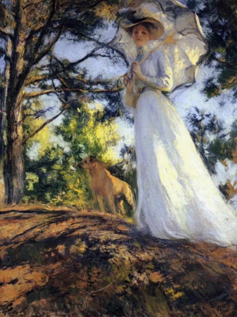 Edmund Charles Tarbell | On Bos'n's Hill, 1901 | The Cleveland Museum Ohio
