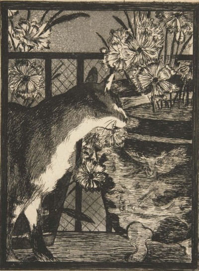 Édouard Manet | Le Chat es les Fleurs, 1869