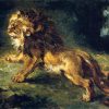 Eugène Delacroix | Lion Stalking Its Prey, 1850 | Privatbesitz