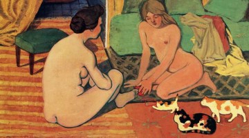 Félix Vallotton | Femmes nues aux chats, ca. 1897-1898 | Musée cantonal des Beaux-Arts, Lausanne