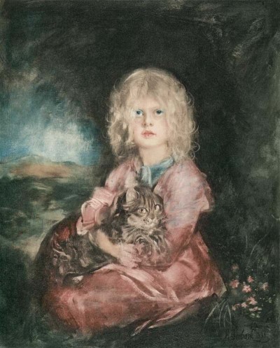 Franz von Lenbach | Marion mit Katze, 1898