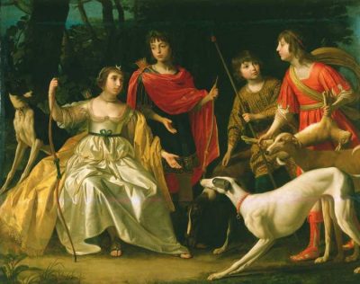 Gerard van Honthorst | The Four Eldest Children of the King and Queen of Bohemia, 1631 | Royal Collection Trust (UK) - Buckingham Palace