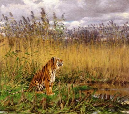 Geza Vastagh | A Tiger in a Landscape