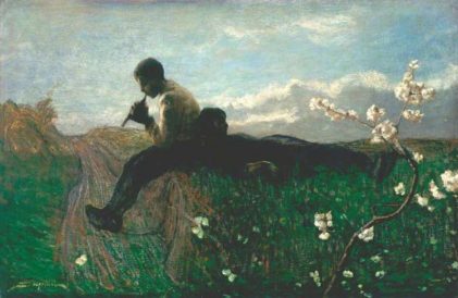 Giovanni Segantini | An Idyll, 1882-83