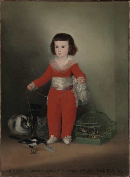 Francisco de Goya | Manuel Osorio Manrique de Zuñiga (1784-1792), 1787-88 | Photo credit: Metropolitan Museum of Art