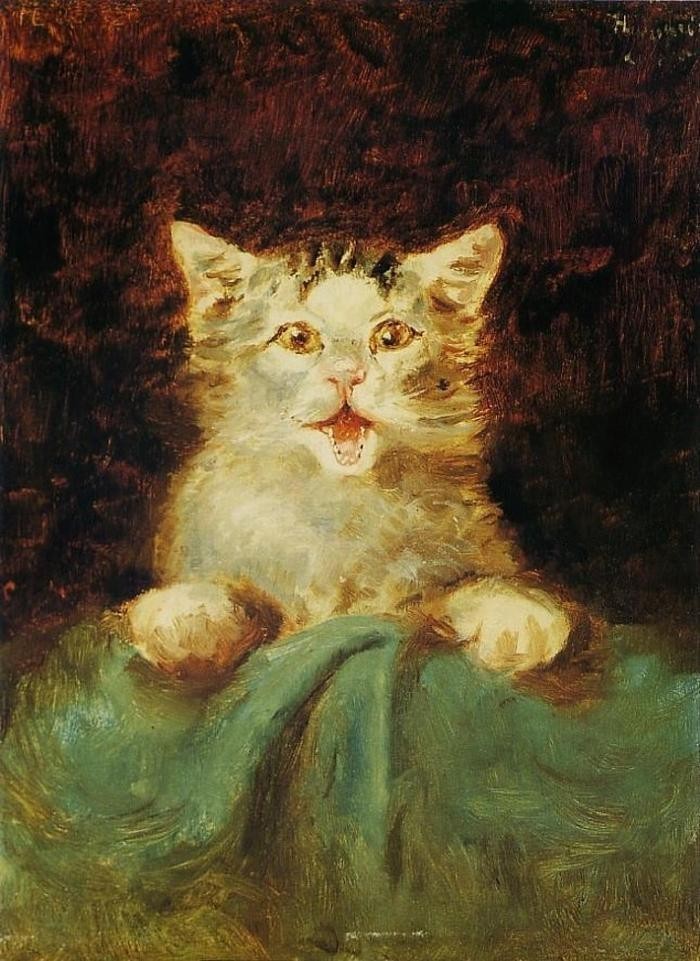 Henri de Toulouse-Lautrec | The Cat, 1882