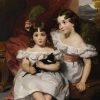 Henry Wyatt | Girl with Kitten, 1834 (Detail)