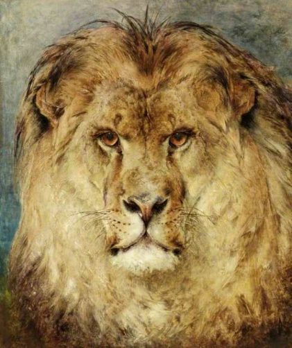 Heywood Hardy | A Lion's Head, 1878
