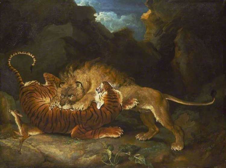 James Ward | Fight between a Lion and a Tiger, 1797