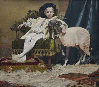 Jan van Beers | Kaiser Karel als Kind, 1879