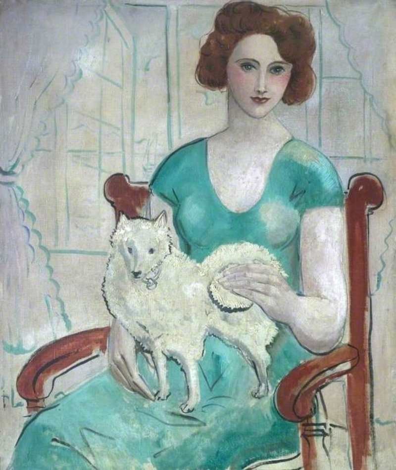 John Christopher Wood | Woman with Dog