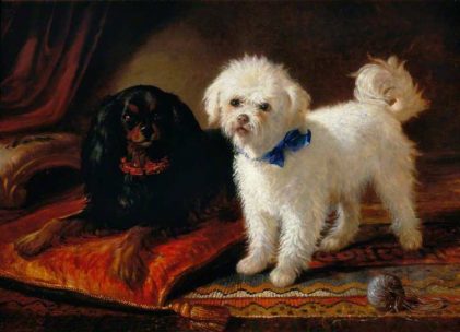 Joseph Denovan Adam | Two Dogs, 1872 | Stirling Smith Art Gallery and Museum – Stirling, Scotland