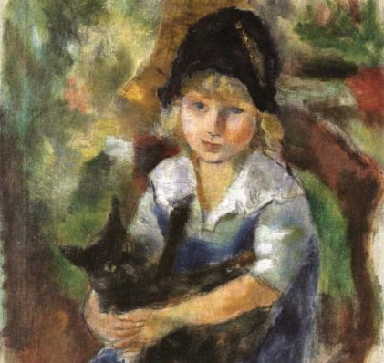 Jules Pascin | Little Girl with Cat (Detail), 1917 | Privatbesitz