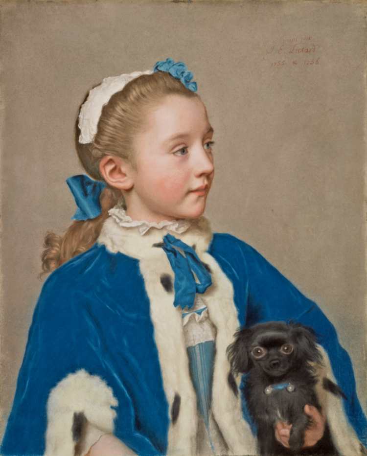 Jean-Étienne Liotard | Portrait of Maria Frederike van Reede-Athlone at Seven Years of Age