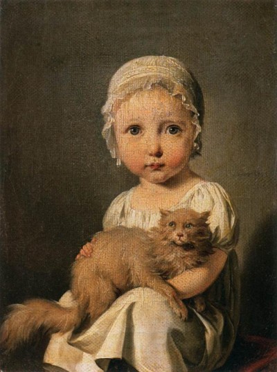 Louis-Léopold Boilly | Portrait Gabrielle Arnault als Kind, 1815 | Musee du Louvre, Paris