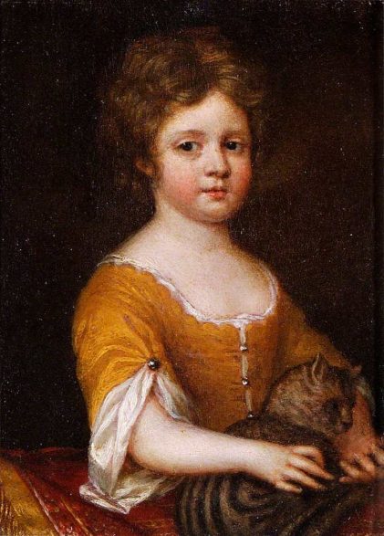 Mary Beale | Portrait of a Girl with a Cat, ca. 1680 | Photo credit: West Suffolk Heritage Service