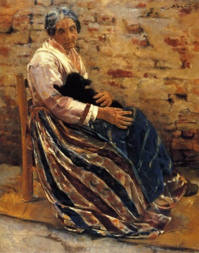 Max Liebermann | Old Woman with Cat, 1878 | The J. Paul Getty Museum, Los Angeles