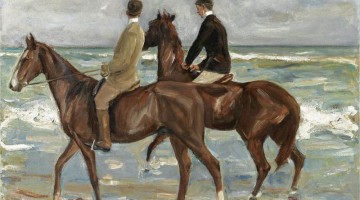 Max Liebermann | Zwei Reiter am Strand, 1901