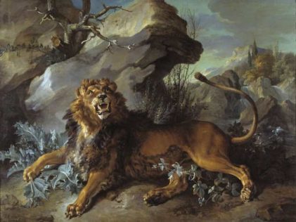 Jean-Baptiste Oudry | The Lion and the Fly, 1732