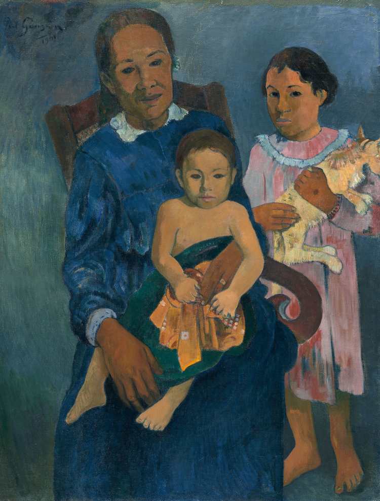 Paul Gauguin | Polynesian Woman with Children, 1901 | Photo credit: The Art Institute of Chicago