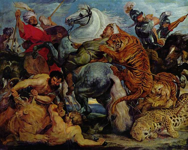 Peter Paul Rubens | Die Tigerjagd, ca. 1616