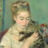Pierre-Auguste Renoir | Woman with a Cat, 1875 | National Gallery of Art, Washington, DC, USA