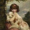 Joshua Reynolds | A Young Girl and Her Dog, 1780