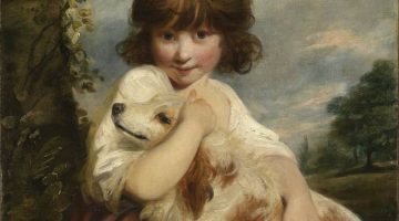 Joshua Reynolds | A Young Girl and Her Dog, 1780
