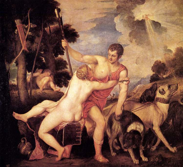 Tizian | Venus und Adonis, 1553-1554