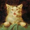 Henri de Toulouse-Lautrec | The Cat (Detail)